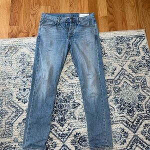 rag & bone Light Blue Slim Jeans